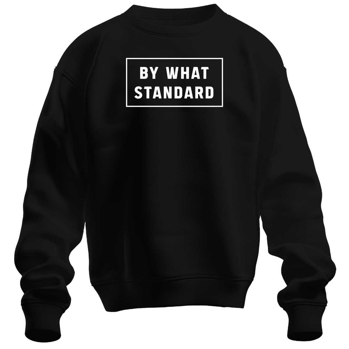 crewneck sweatshirt - By What Standard - Sweatshirt - The Reformed Sage - reformed - reformed_gifts - christian_gifts
