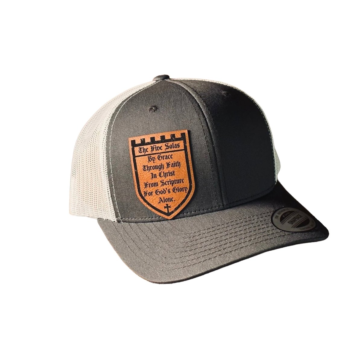 Hat - Five Solas Shield - Patch Hat - The Reformed Sage - reformed - reformed_gifts - christian_gifts