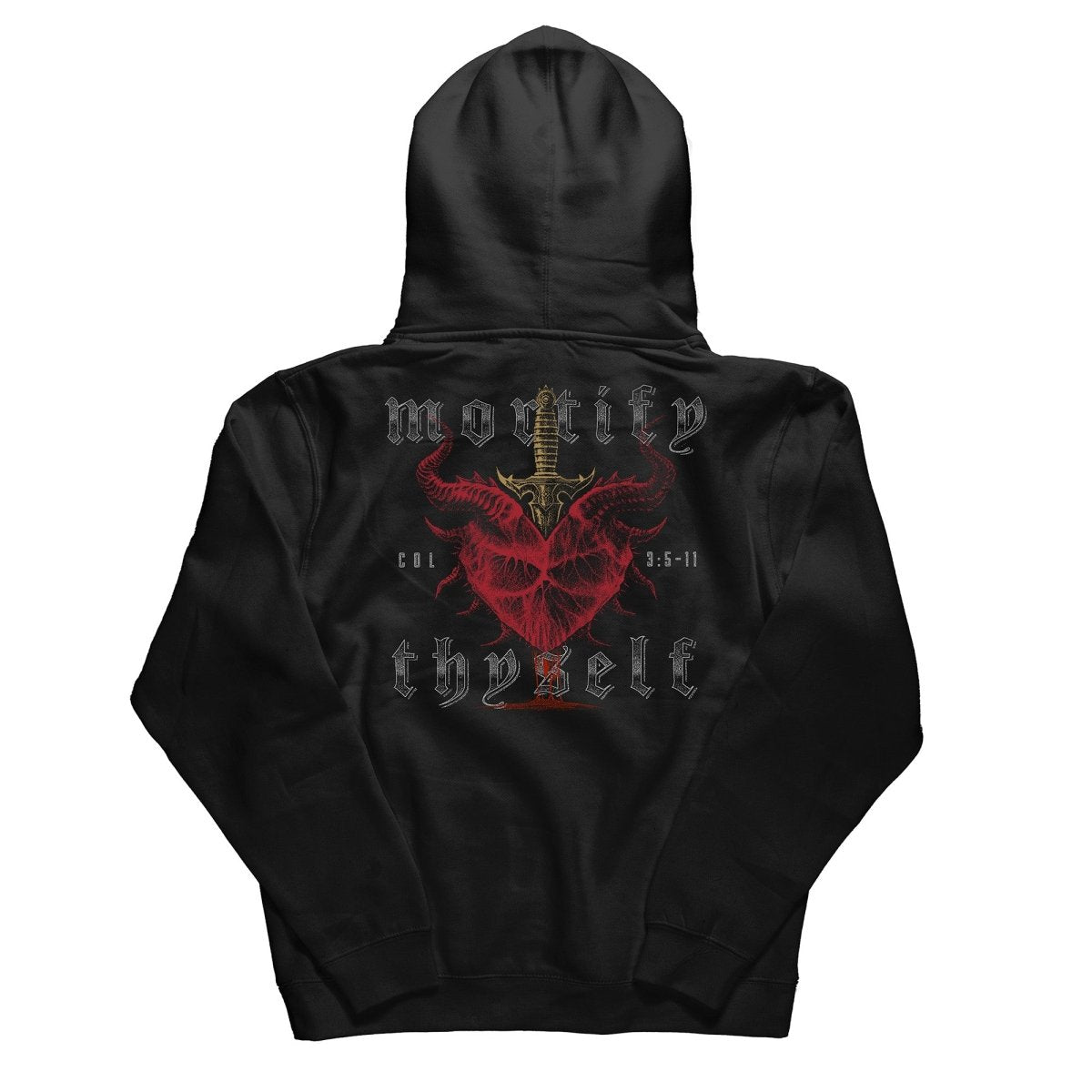 Hoodie - Mortify Thyself - Hoodie - The Reformed Sage - reformed - reformed_gifts - christian_gifts