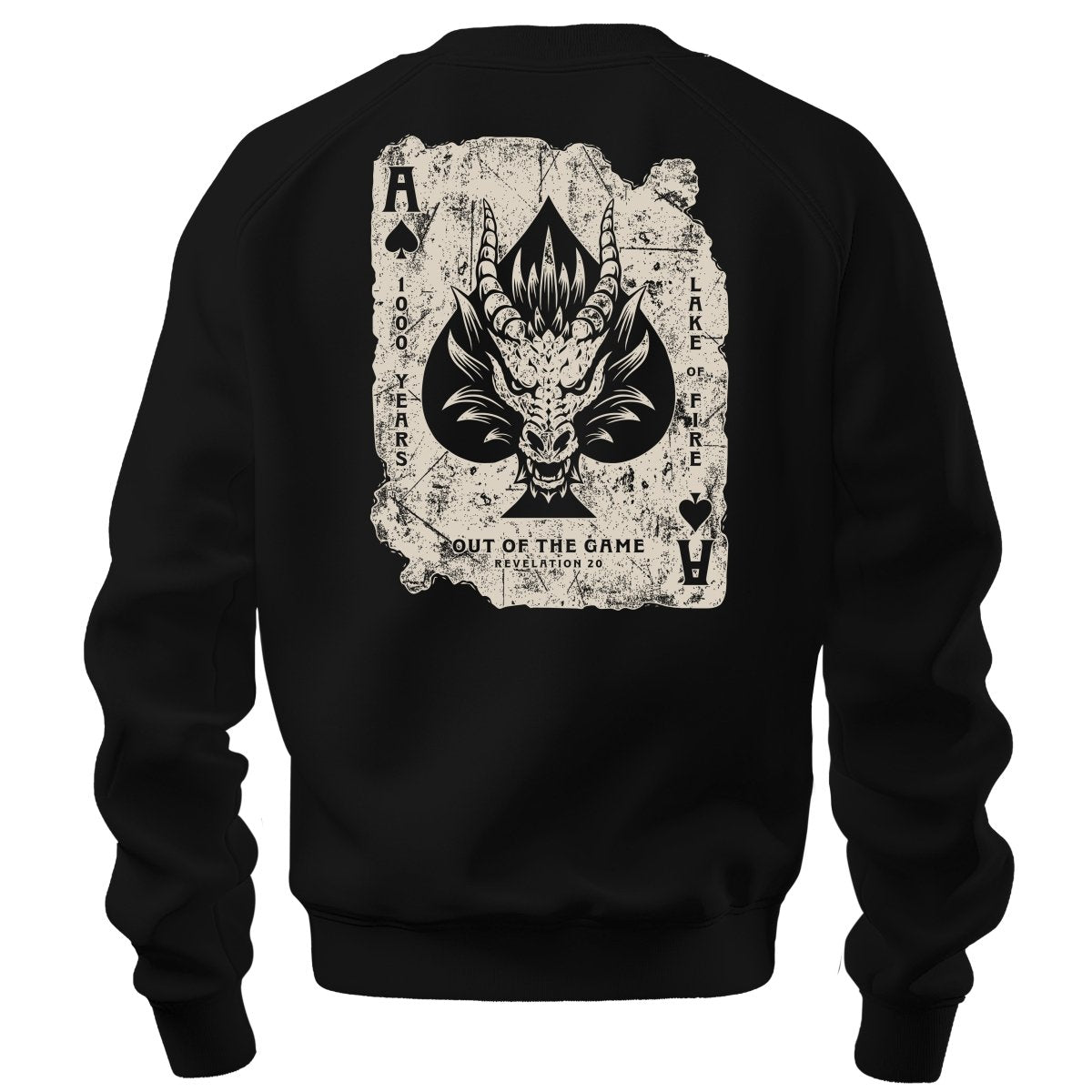 crewneck sweatshirt - Out of the Game - Sweatshirt - The Reformed Sage - reformed - reformed_gifts - christian_gifts