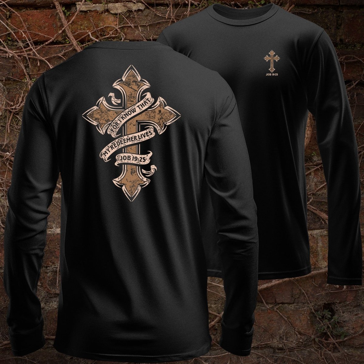 LS - Redeemer - Long Sleeve Tee - The Reformed Sage - reformed - reformed_gifts - christian_gifts