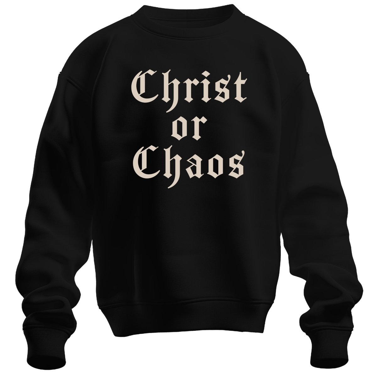crewneck sweatshirt - Christ or Chaos - Sweatshirt - The Reformed Sage - reformed - reformed_gifts - christian_gifts