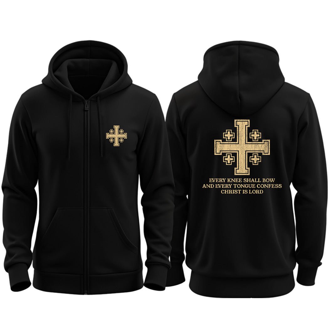 Zip up hoodie - Confess - Zip Hoodie - The Reformed Sage - reformed - reformed_gifts - christian_gifts