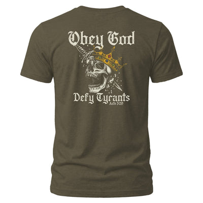 Shirt - Defy Tyrants - Tee - The Reformed Sage - reformed - reformed_gifts - christian_gifts