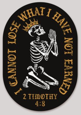 Decal - I Cannot Lose - Decal - The Reformed Sage - reformed - reformed_gifts - christian_gifts