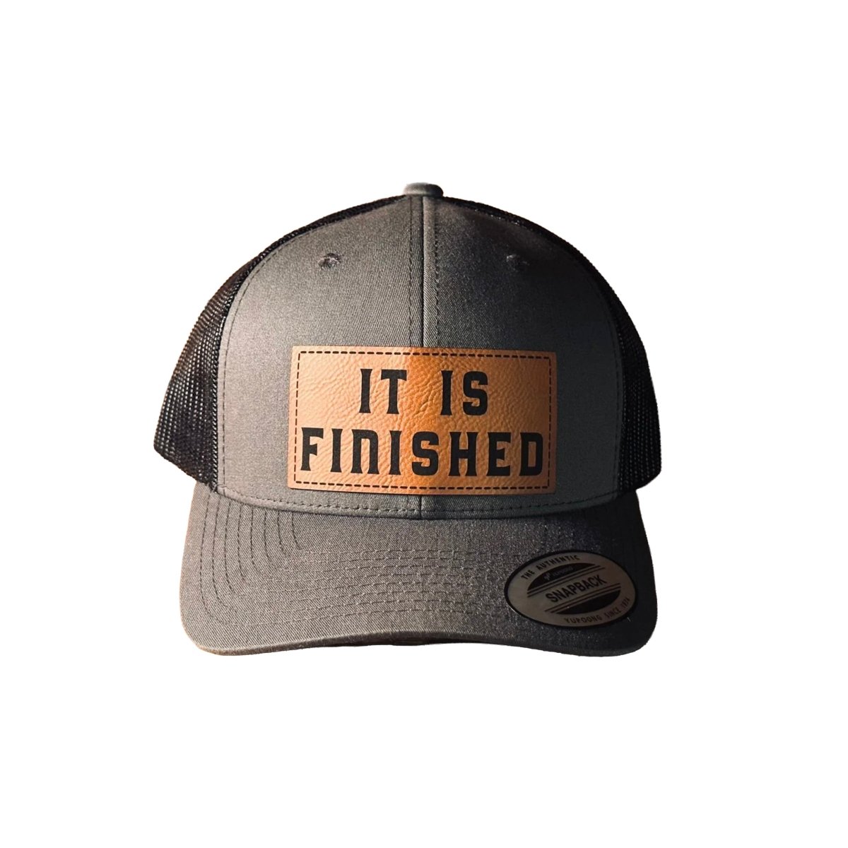 Hat - It Is Finished - Patch Hat - The Reformed Sage - reformed - reformed_gifts - christian_gifts