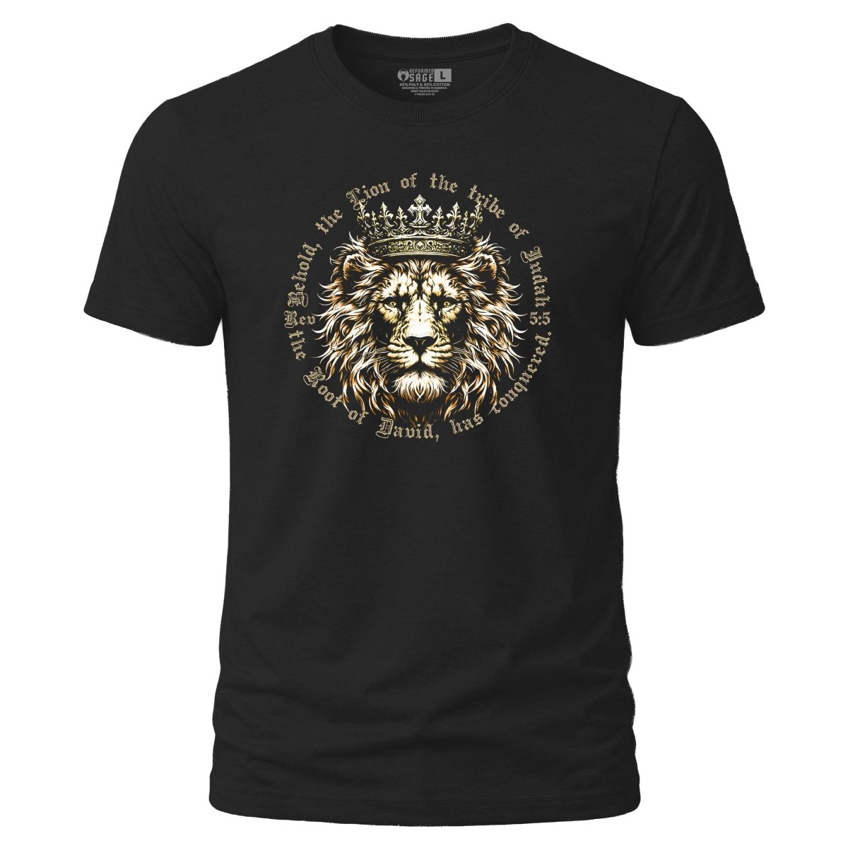 Shirt - Lion of Judah - Tee - The Reformed Sage - reformed - reformed_gifts - christian_gifts