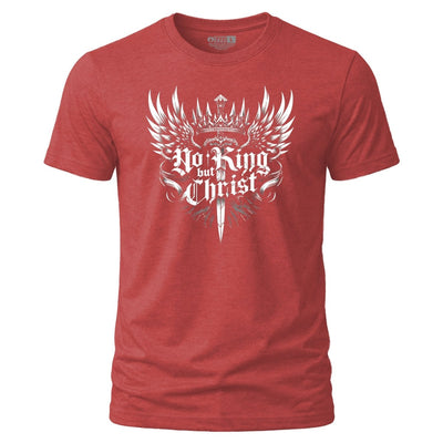 Shirt - No King but Christ - Tee - The Reformed Sage - reformed - reformed_gifts - christian_gifts