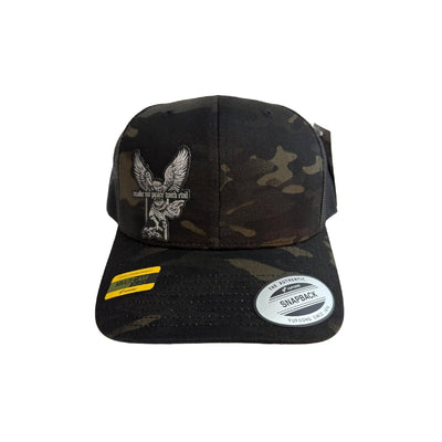 Hat - No Peace With Evil Multicam® - Patch Hat - The Reformed Sage - reformed - reformed_gifts - christian_gifts
