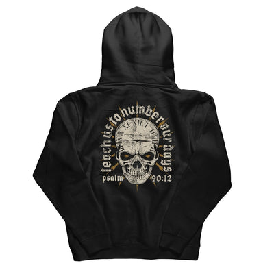 Hoodie - Number Our Days - Hoodie - The Reformed Sage - reformed - reformed_gifts - christian_gifts