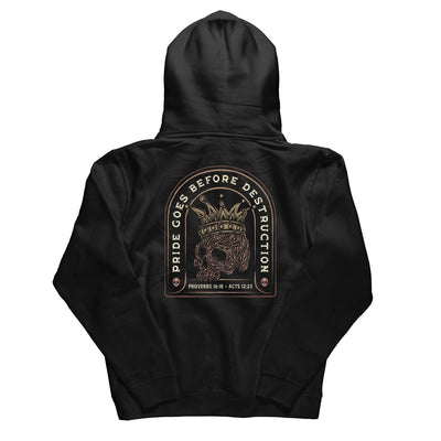 Hoodie - Pride Goes Before Destruction - Hoodie - The Reformed Sage - reformed - reformed_gifts - christian_gifts