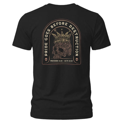 Shirt - Pride Goes Before Destruction - Tee - The Reformed Sage - reformed - reformed_gifts - christian_gifts