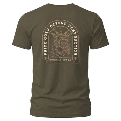 Shirt - Pride Goes Before Destruction - Tee - The Reformed Sage - reformed - reformed_gifts - christian_gifts