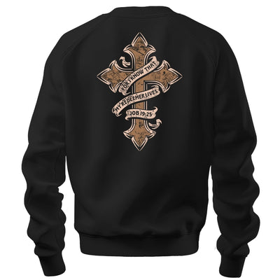 crewneck sweatshirt - Redeemer - Sweatshirt - The Reformed Sage - reformed - reformed_gifts - christian_gifts
