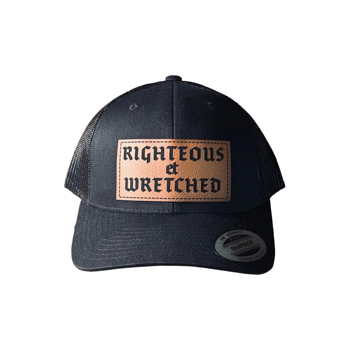 Hat - Righteous et Wretched - Patch Hat - The Reformed Sage - reformed - reformed_gifts - christian_gifts