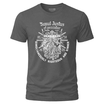 Shirt - Simul Justus - Tee - The Reformed Sage - reformed - reformed_gifts - christian_gifts