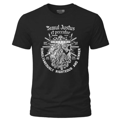 Shirt - Simul Justus - Tee - The Reformed Sage - reformed - reformed_gifts - christian_gifts