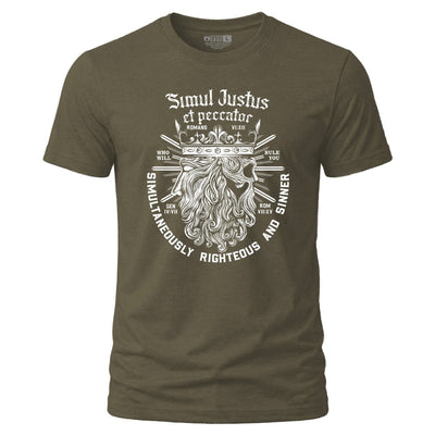 Shirt - Simul Justus - Tee - The Reformed Sage - reformed - reformed_gifts - christian_gifts