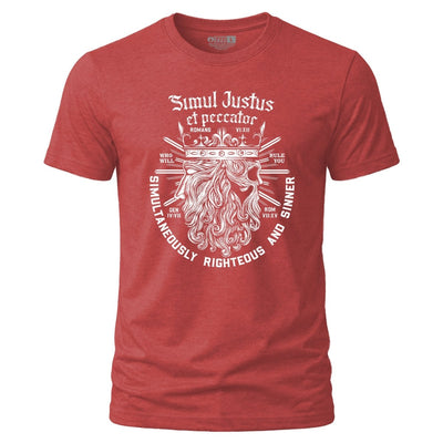 Shirt - Simul Justus - Tee - The Reformed Sage - reformed - reformed_gifts - christian_gifts
