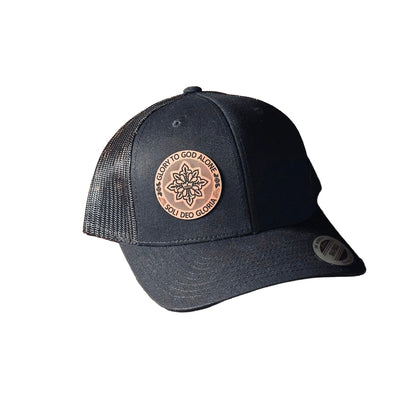 Hat - Soli Deo Gloria Seal - Patch Hat - The Reformed Sage - reformed - reformed_gifts - christian_gifts