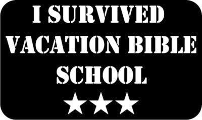 Decal - Survived VBS - Decal - The Reformed Sage - reformed - reformed_gifts - christian_gifts