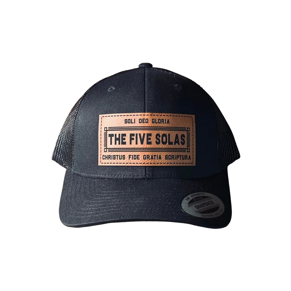 Hat - The Five Solas - Patch Hat - The Reformed Sage - reformed - reformed_gifts - christian_gifts