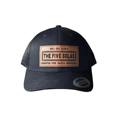 Hat - The Five Solas - Patch Hat - The Reformed Sage - reformed - reformed_gifts - christian_gifts