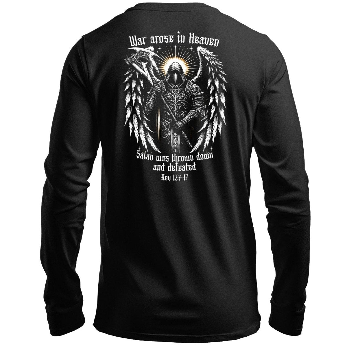 LS - Thrown Down - Long Sleeve Tee - The Reformed Sage - reformed - reformed_gifts - christian_gifts