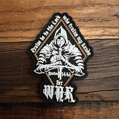 PVCPATCH - War - PVC Patch - The Reformed Sage - reformed - reformed_gifts - christian_gifts