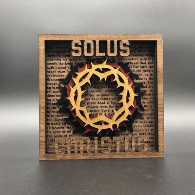 Layered Art - The Five Sola Set - The Reformed Sage - reformed - reformed_gifts - christian_gifts